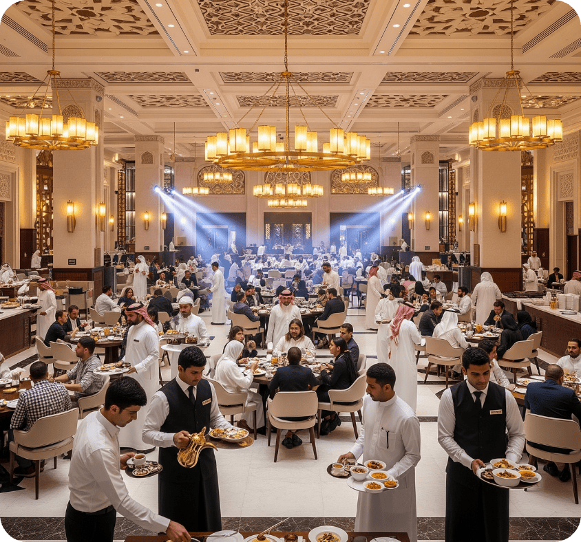 Rahabat Al-Watan's success story celebration: A grand corporate event showcasing achievement and client satisfaction in Saudi Arabia
